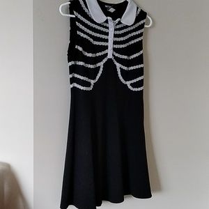 Hot Topic Lace Skeleton Dress